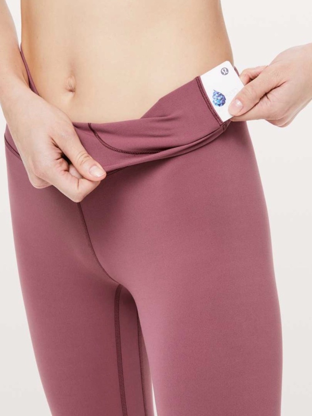 Lululemon Align II High Rise Leggings Size 2 Misty Merlot 25” Buttery Soft - Picture 3 of 11